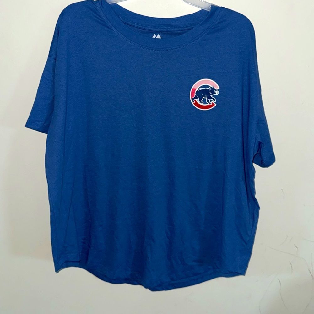 majestic UNISEX Chicago Cubs Graphic T-Shirts Tee M NWT